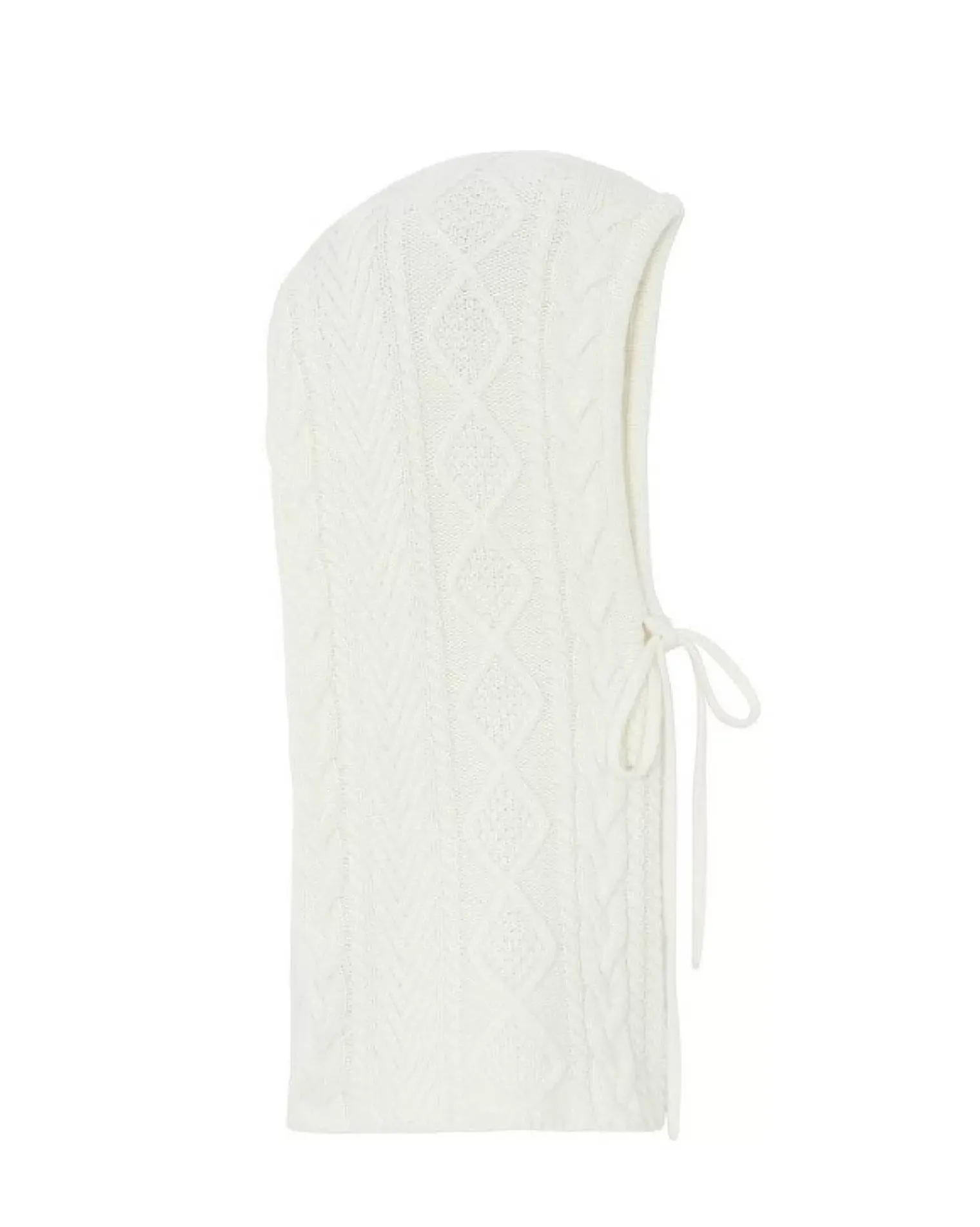 Kujten Hats & Headbands>Twisted Cashmere Hood, 8-Threads Blanc