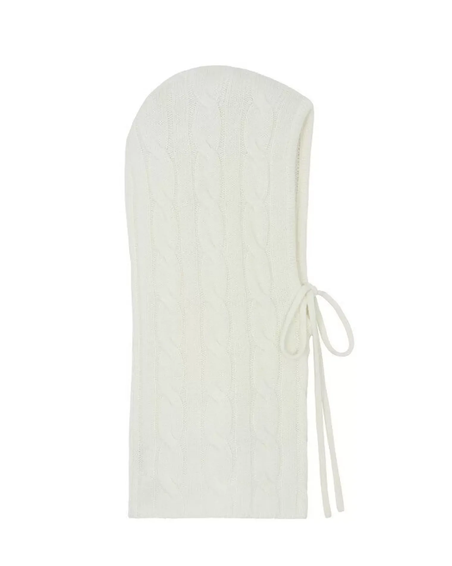 Kujten Hats & Headbands>Twisted Cashmere Hood, 6-Threads Blanc