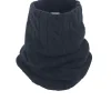 Kujten Scarves & Snoods>Twisted Cashmere Snood, 6-Threads Bleu Marine Fonce