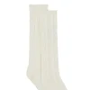 Kujten Socks & Leg Warmers>Twisted Cashmere Socks, 6-Threads Blanc