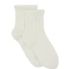 Kujten Socks & Leg Warmers>Twisted Cashmere Socks, 4-Threads Blanc