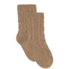 Kujten Socks & Leg Warmers>Twisted Cashmere Socks, 6-Threads Camelo