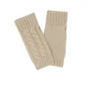 Kujten Gloves & Mittens>Twisted Short Cashmere Mittens, 12-Threads Organique