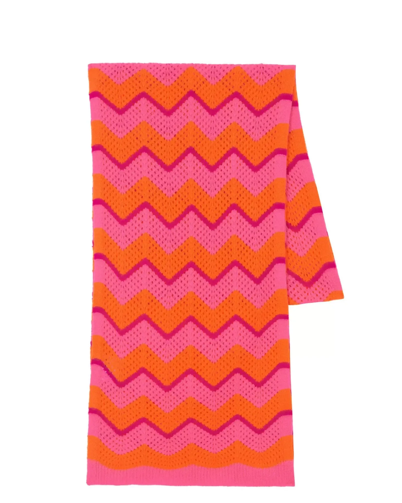 Kujten Scarves & Snoods>Unisex Cashmere Scarf Orange Fluo