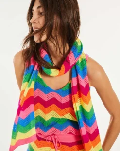 Kujten Scarves & Snoods>Unisex Cashmere Scarf Multicolore
