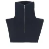 Kujten Scarves & Snoods>Unisex Cashmere Snood Bleu Marine Fonce