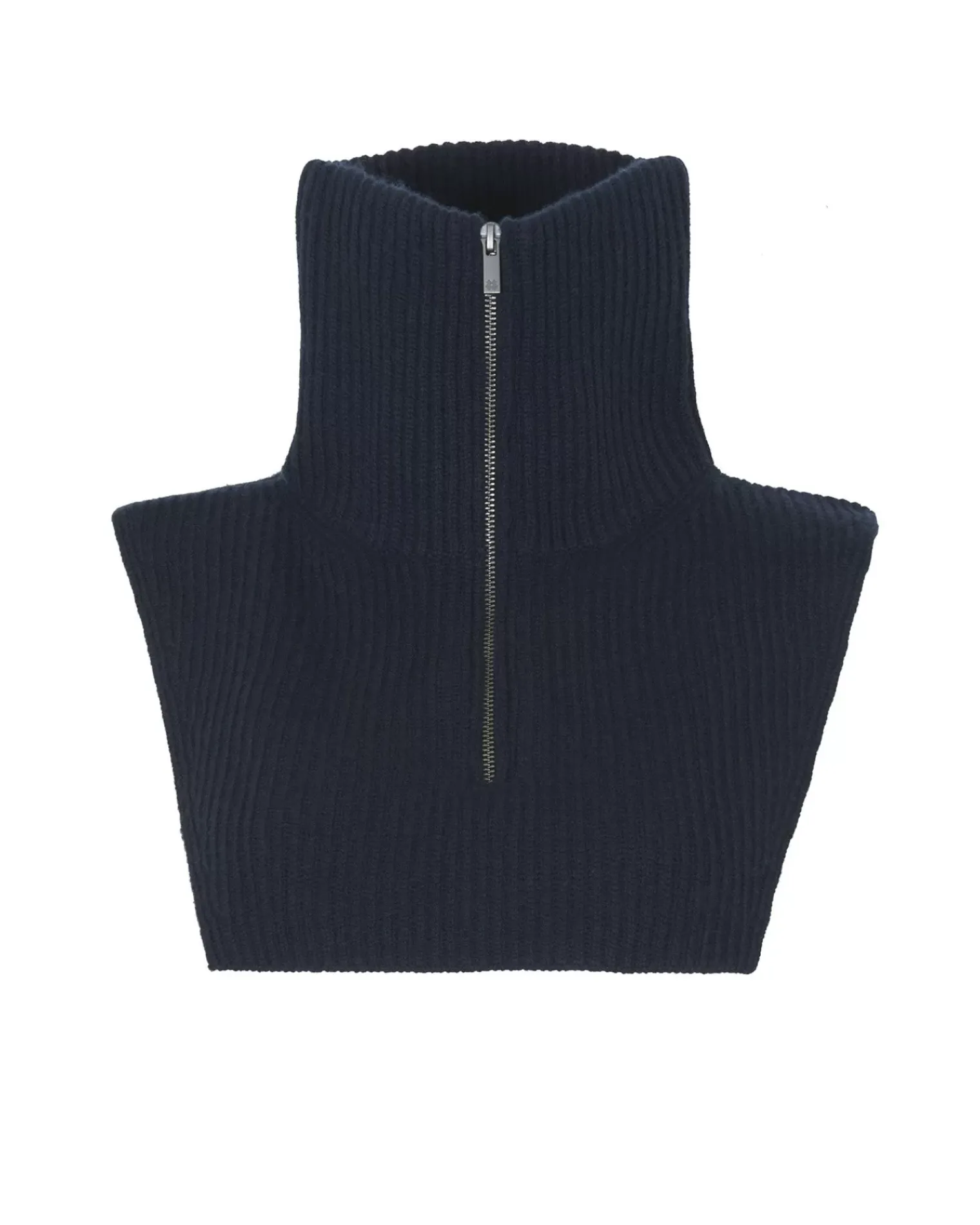 Kujten Scarves & Snoods>Unisex Cashmere Snood Bleu Marine Fonce
