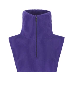 Kujten Scarves & Snoods>Unisex Cashmere Snood, 6-Threads Deep Purple