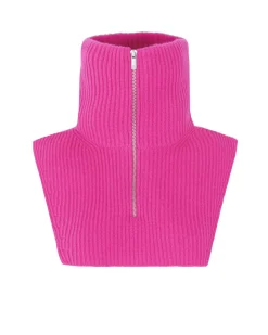 Kujten Scarves & Snoods>Unisex Cashmere Snood, 6-Threads Rose Neon