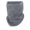 Kujten Scarves & Snoods>Unisex Moss Stitched Cashmere Snood, 6-Threads Gris Flanelle