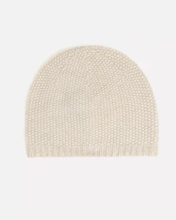 Kujten Hats & Headbands>Unisex Plain Cashmere Hat Blanc