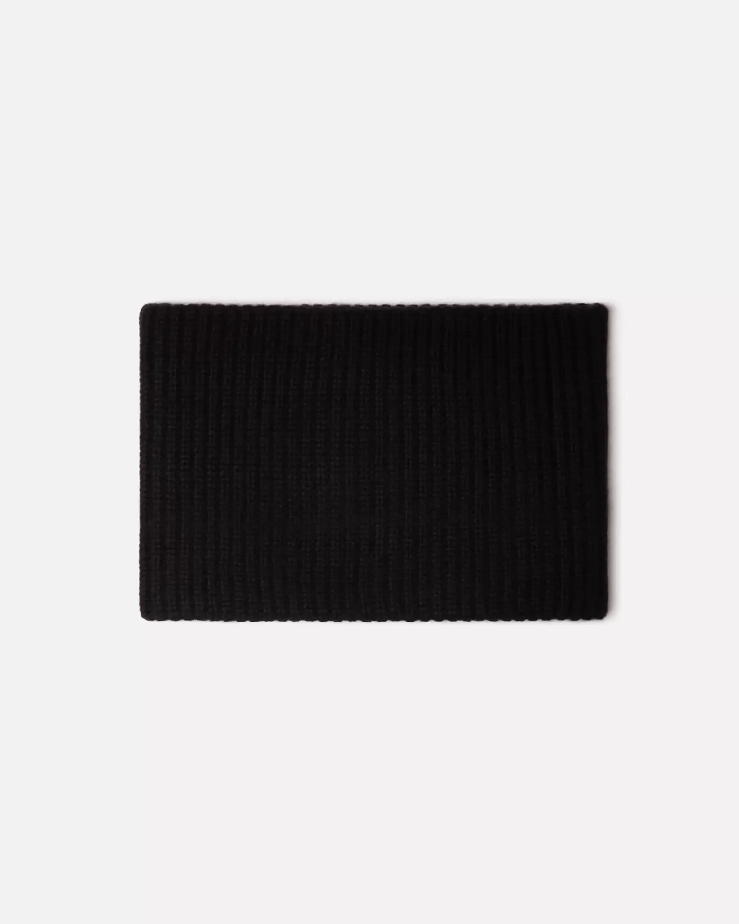 Kujten Scarves & Snoods>Unisex Plain Colored Cashmere Collar Noir