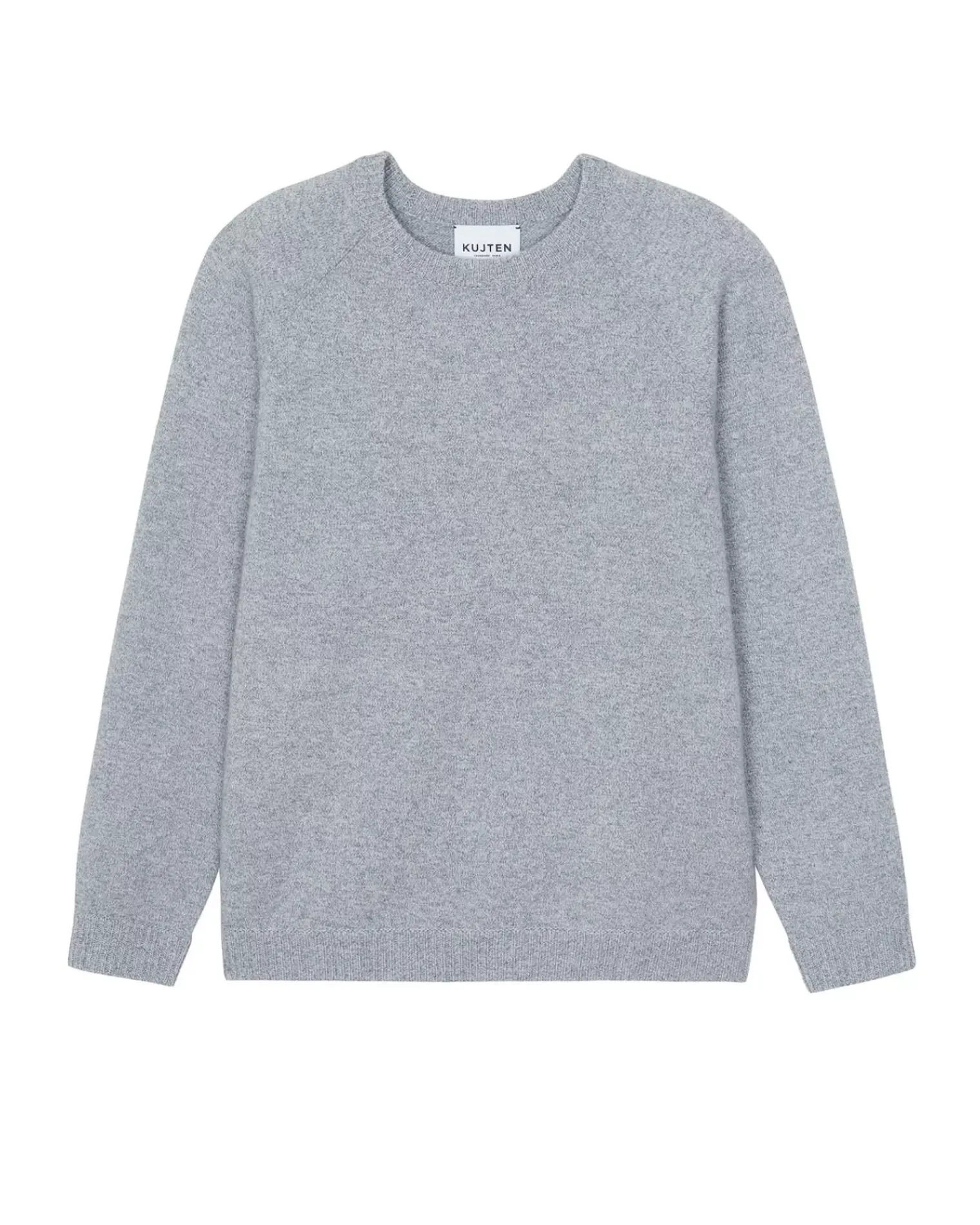 Kujten Sweaters & Sweatshirts>Unisex Round Neck Sweatshirt Gris Mouline
