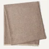 Kujten Scarves & Snoods>Unisex Woven Cashmere Scarf Organique
