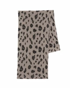 Kujten Scarves & Snoods>Untrimmed Cashmere Scarf Beige Taupe