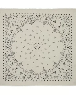 Kujten Scarves & Snoods>Very Large Cashmere Bandana, 2-Threads Avoine