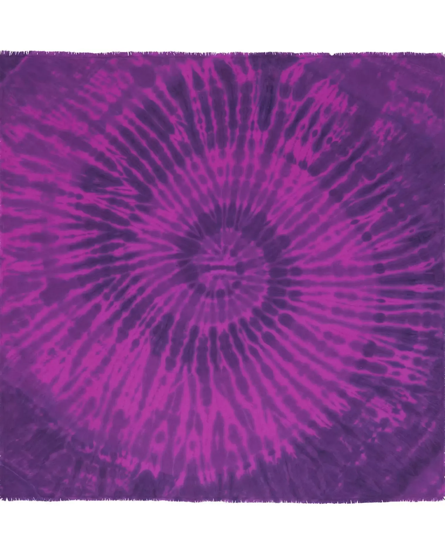 Kujten Scarves & Snoods>Very Large Cashmere Bandana, 2-Threads Violet India
