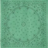 Kujten Scarves & Snoods>Very Large Light Weight Cashmere Bandana, 2-Threads Vert Gazon