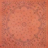 Kujten Scarves & Snoods>Very Large Light Weight Cashmere Bandana, 2-Threads Orange Rosso