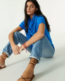Kujten Sweaters & Sweatshirts>V-Neck Sleeveless Cashmere Sweater Deep Kabalos