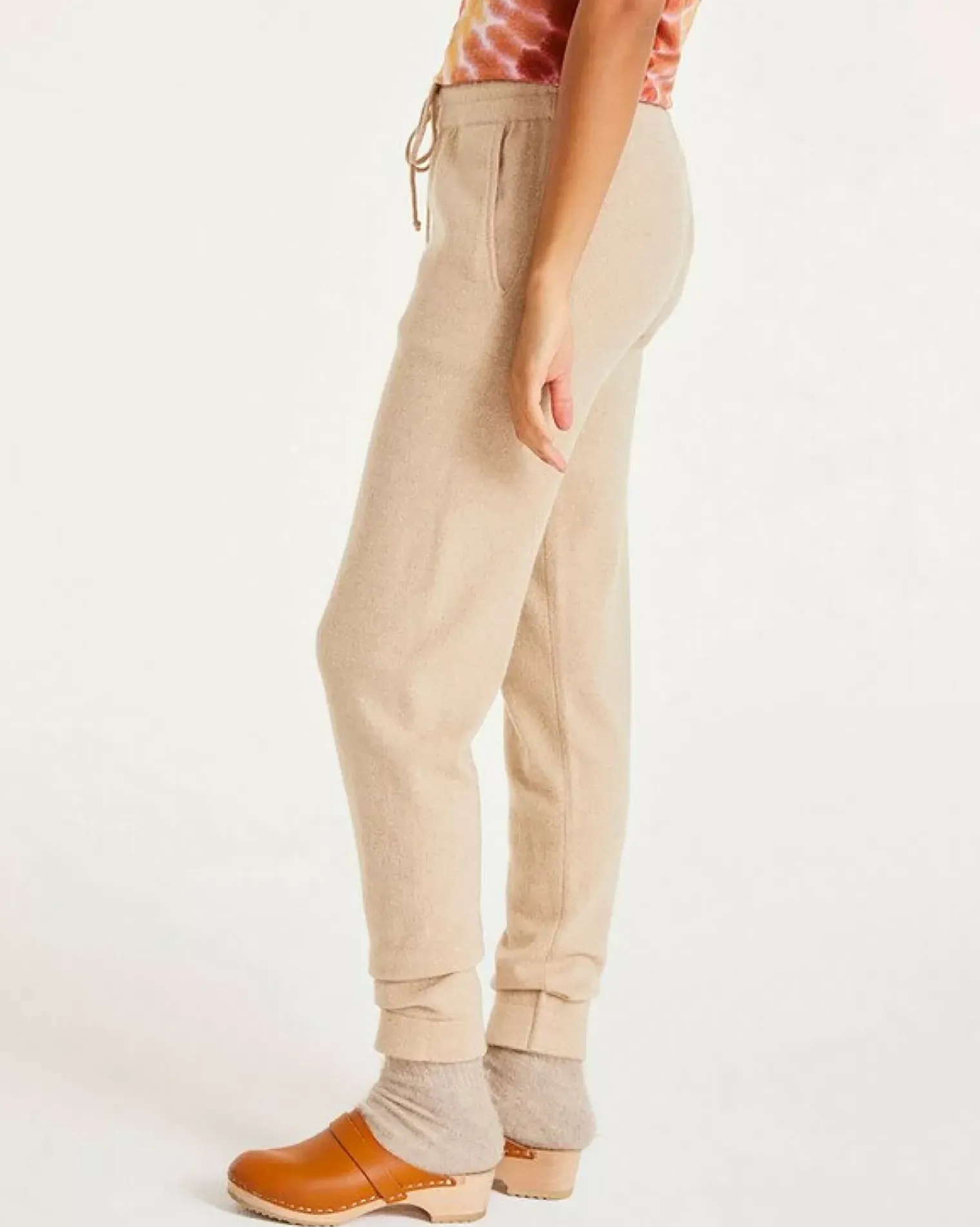 Kujten Joggings & Leggings>Woman Cashmere Jogging, 2-Threads Organique