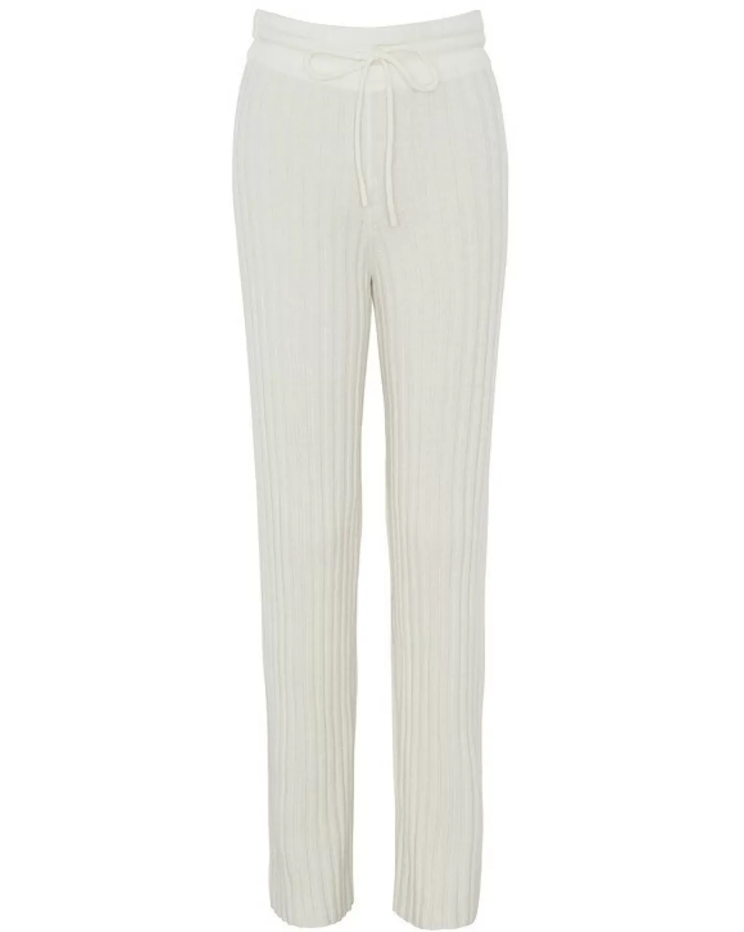 Kujten Pants & Shorts>Woman Cashmere Trousers Blanc