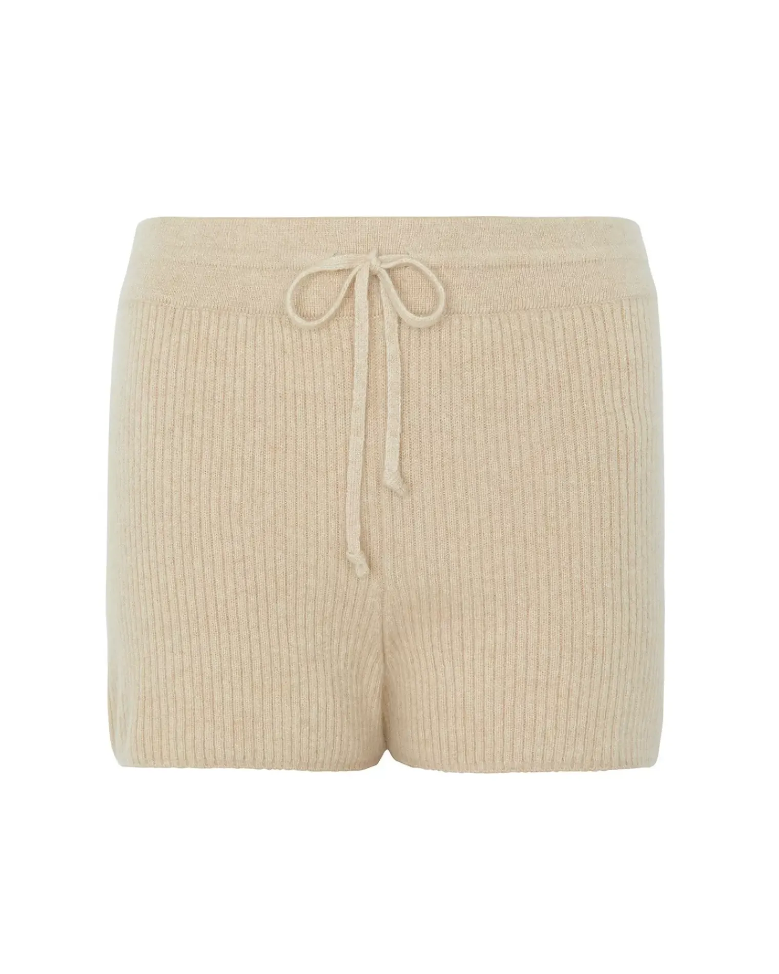 Kujten Pants & Shorts>Woman Ribbed Cashmere Shorts Organique
