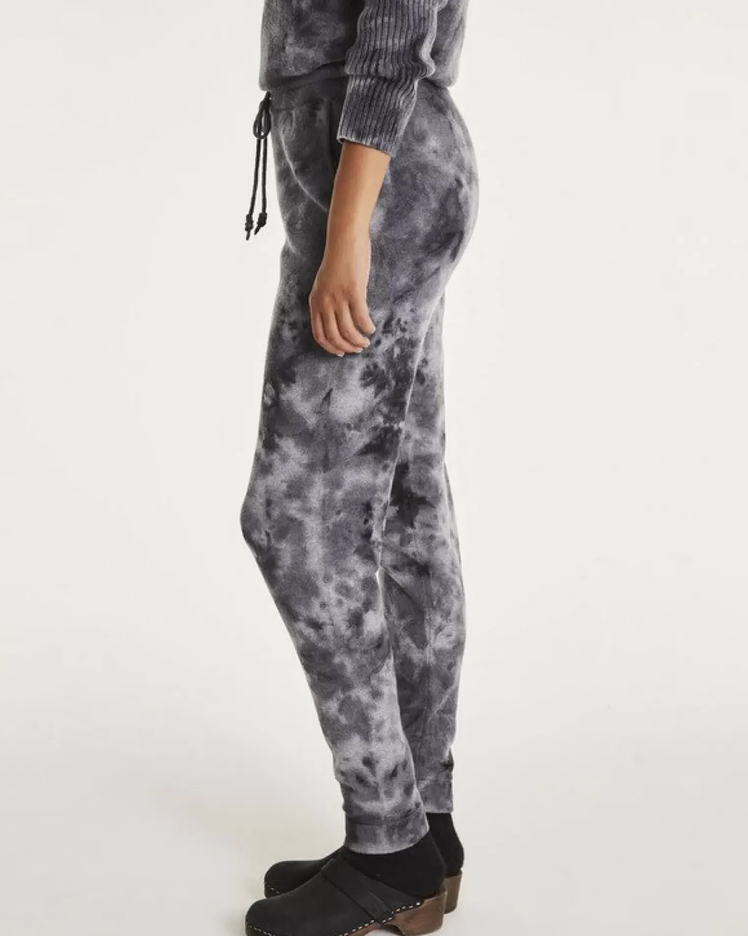 Kujten Joggings & Leggings>Women Bleached Cashmere Jogging Gris Flanelle