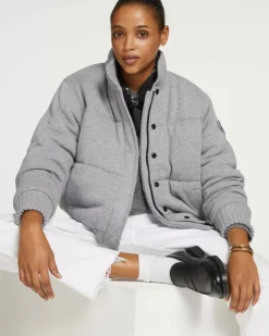 Kujten Coats>Women Cashmere Oversized Coat Gris Chine