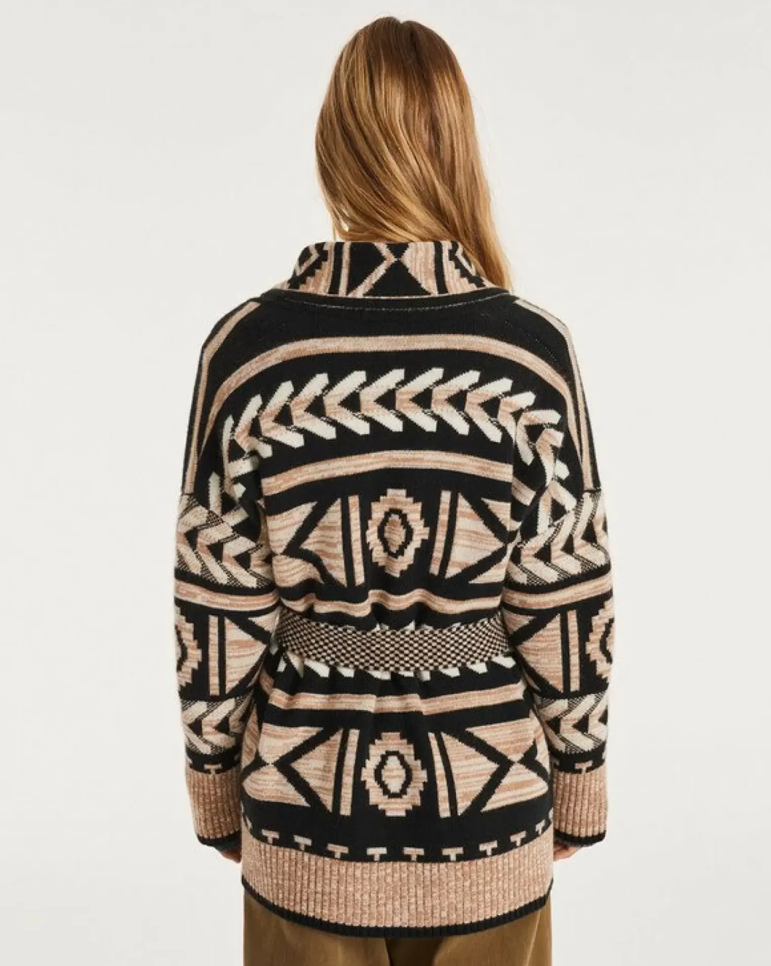 Kujten Jackets & Vests>Women Cashmere Shawl Collar Jacket Camelo