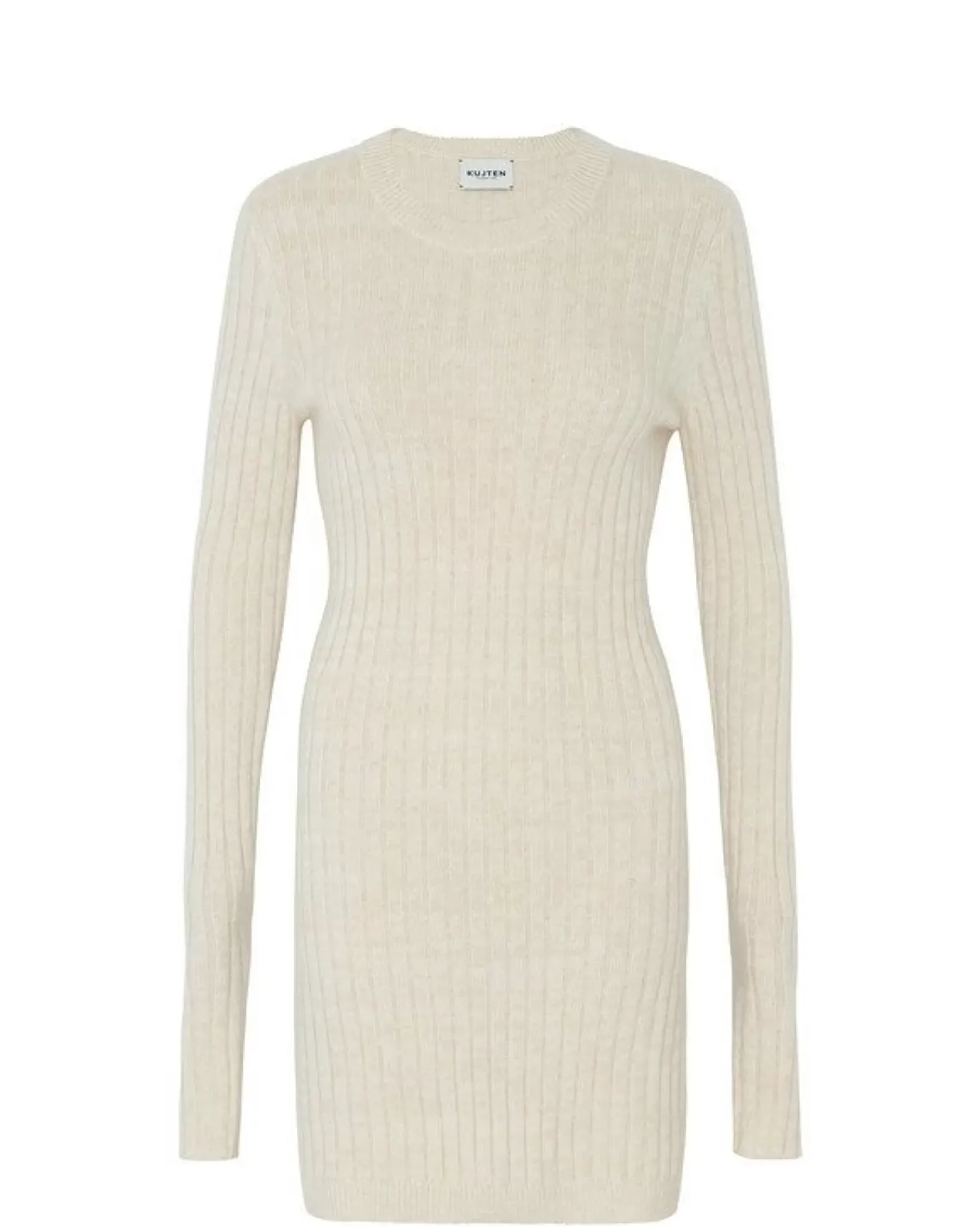 Kujten Sweaters & Sweatshirts>Women Cashmere Tunic Sweater Organique Mouline