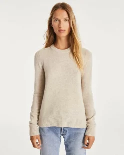 Kujten Sweaters & Sweatshirts>Women Long Sleeve Cashmere Sweater Avoine