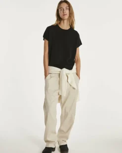 Kujten Sweaters & Sweatshirts>Women Round Neck Cashmere Sweater Noir
