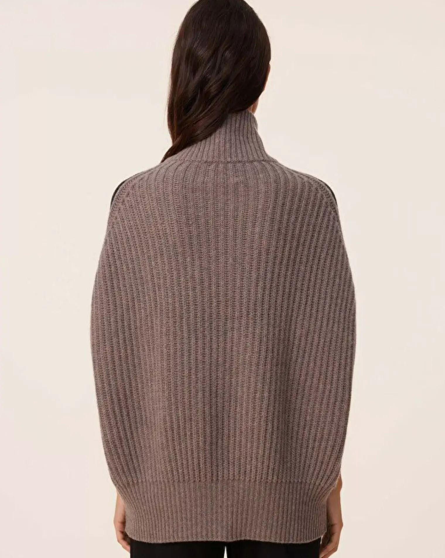 Kujten Jackets & Vests>Women Sleeveless Cashmere Zipped Jacket, 10-Threads Gris Granit