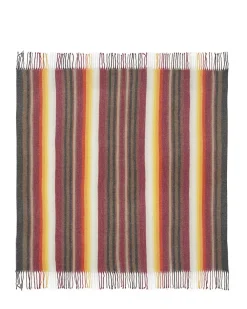 Kujten Scarves & Snoods>Woven Cashmere Fringed Shawl Camelo