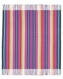 Kujten Scarves & Snoods>Woven Cashmere Fringed Shawl Multicolore