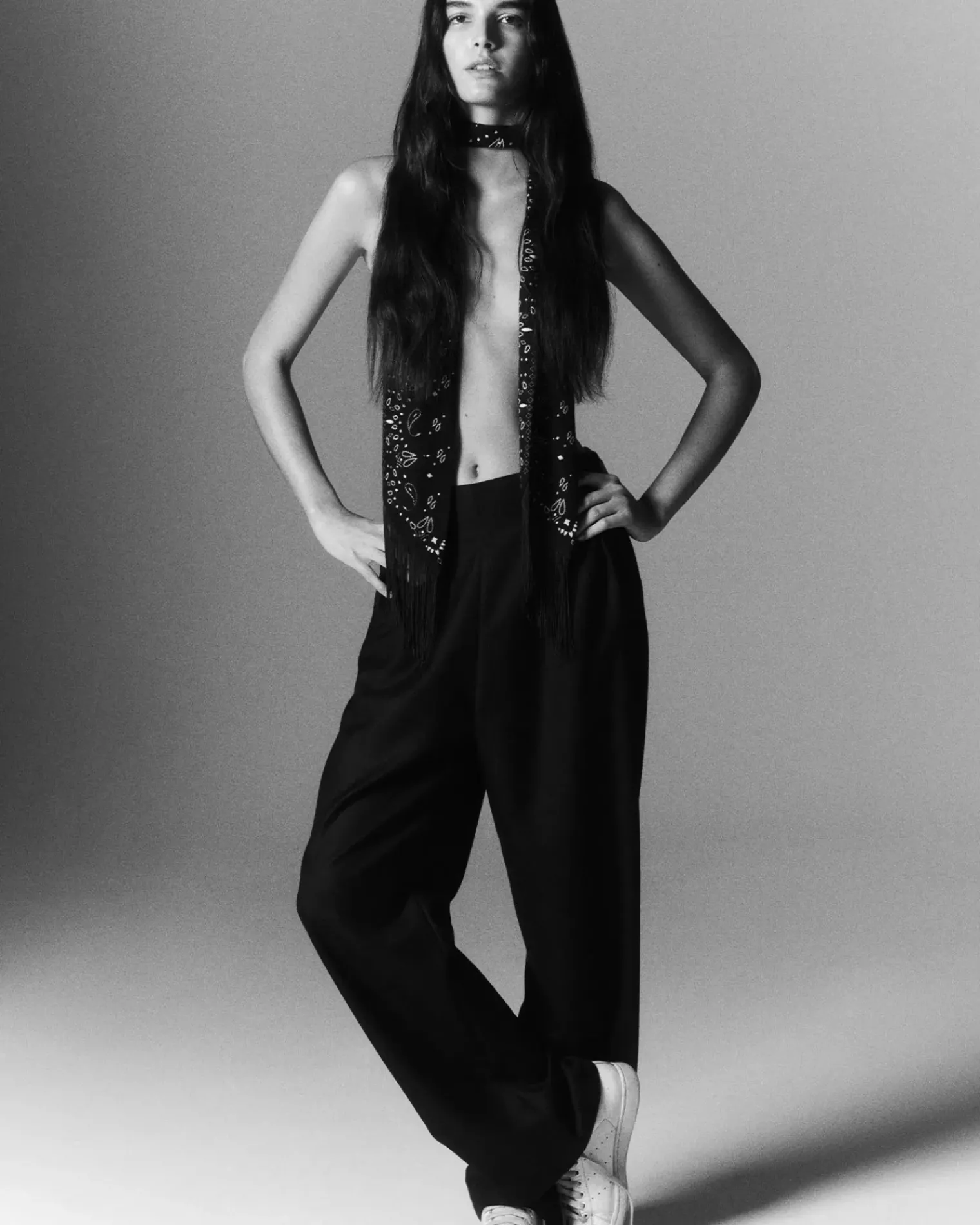 Kujten Pants & Shorts>Woven Cashmere Pants Noir