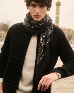 Kujten Jackets & Vests>Zipped Cashmere Jacket Noir